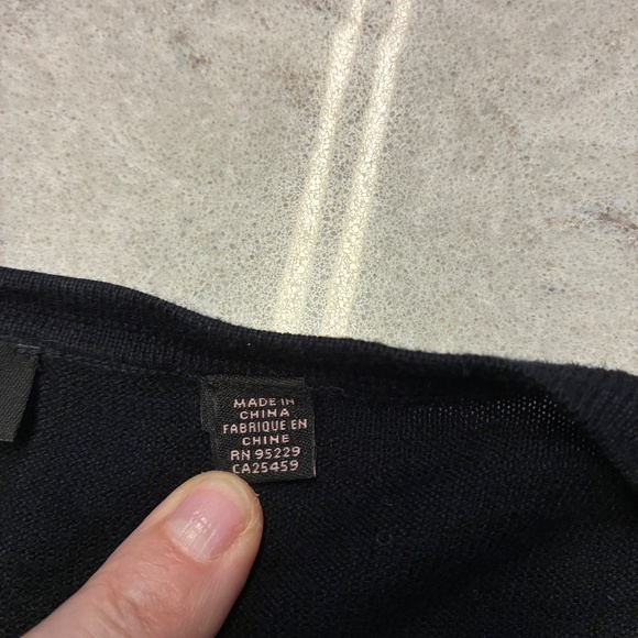 Ted Baker cotton cardigan with black floral button panel - Picture 7 of 10